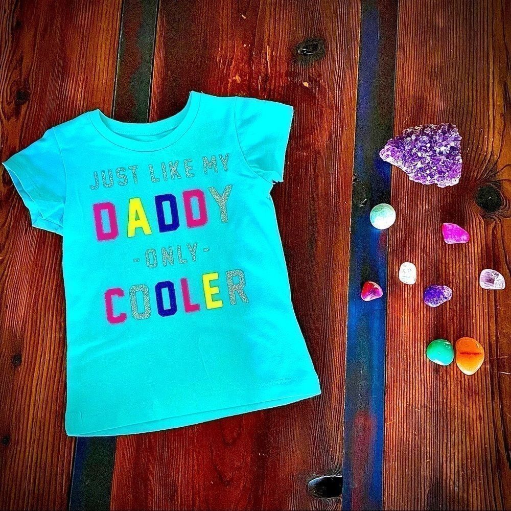 🔴5 for $25 🔴 Carter’s Blue Girls Graphic Tee 18mo NWOT